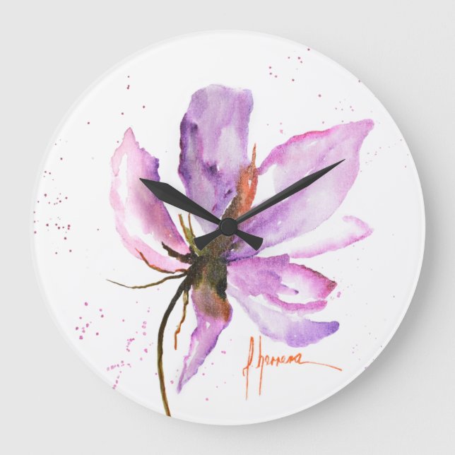 Fet Blommigt IV Stor Klocka (Framsida)