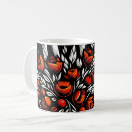 Fet-blommor Kaffemugg