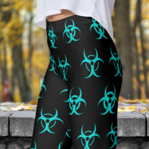 Fet Blue - Black Biohazard Mönster