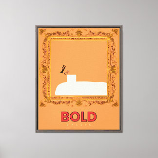 Fet Bold Baldie Canvastryck