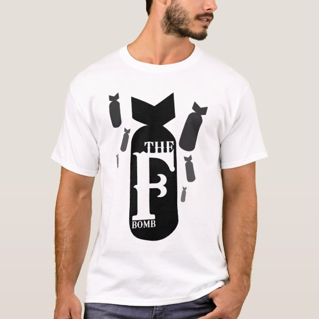 fet bombarderar t shirt (Framsida)