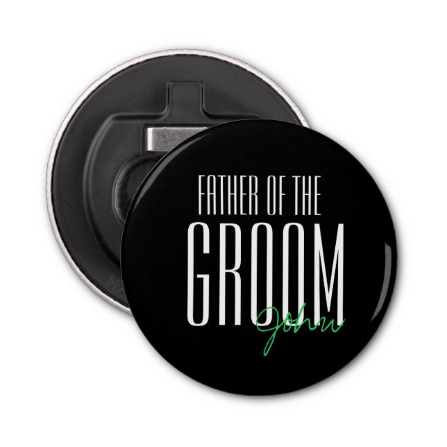 Fet Brev "Far i Groom"-Bröllopsfesten Flasköppnare (Framsidan)