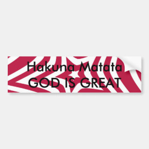 Fet & Bright Red & White Star i en Vector Mönster Bildekal