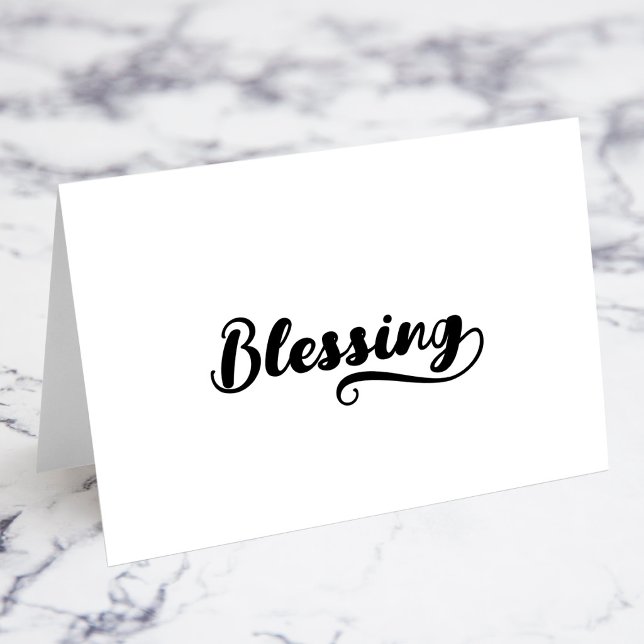 Fet Brush Script G Swash Namnkort Bordsnummer (Bold Brush Script G Swash Name Place Cards)
