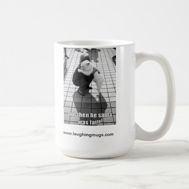 Fet bulldoggmugg kaffemugg (Höger)