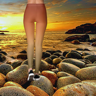 Fet Canyon Sunset Ombre Tie dye Leggings