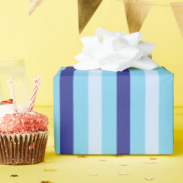 Fet Classic Rand | Blått och turkos Presentpapper