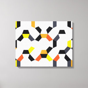 Fet, coola, trendig, unik, modern geometrisk konst canvastryck