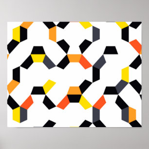 Fet, coola, trendig, unik, modern geometrisk konst poster