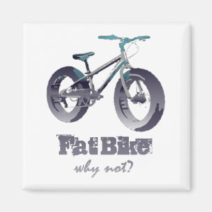 Fet cykel därför inte Motivational citationsteck Magnet