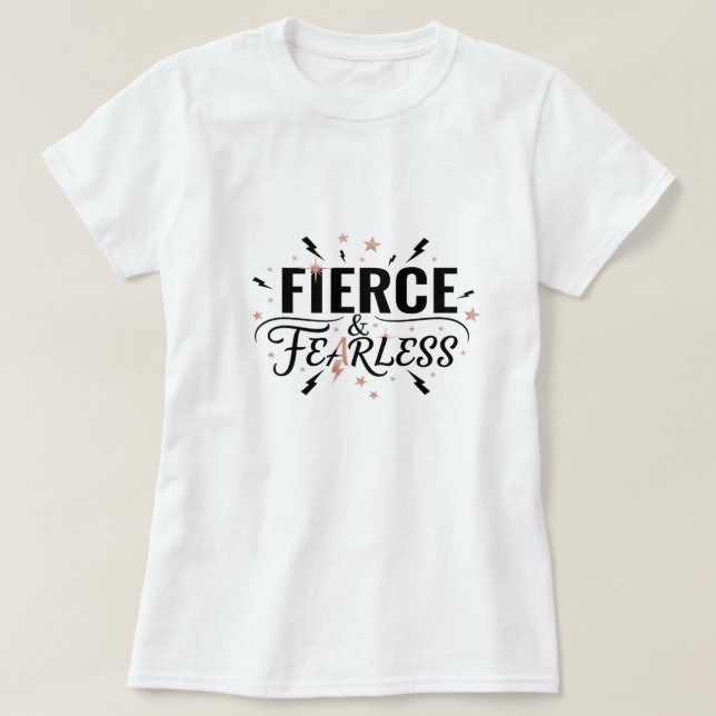 Fet & Direct: FTERCE T-Shirt - Fearless & Unik (Design framsida)