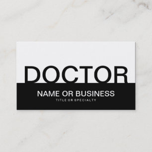 fet DOKTOR Visitkort
