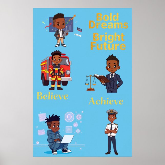Fet Dreams Bright Future Poster (Framsidan)