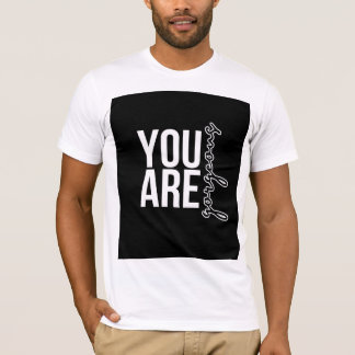 Fet Du Är Underbar Citat T-Shirt för Män