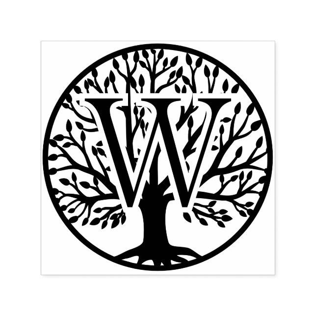 Fet enkel början över Livets träd #1F Självfärgande Stämpel (Design)