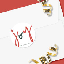 Fet, enkel Joy Red-Grönt