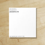 Fet enkel, minimalistisk Chic | Från skrivbordet Anteckningsblock<br><div class="desc">Ett modernt anteckningsblock för minimalisterna i contemporaryn. Fetstilta, minnesvärda typografiparar väl med typografiblandningen i en chic som parar klassiskt i svart och snyggt grått-nyans. Enkel förfinad. Lägg till informationen i mallen ovan och i högerna - det är enkelt! Om du behöver anpassa den ytterligare klickar du på Anpassa den ytterligare...</div>