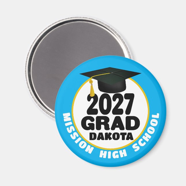 Fet examenklass 2027 magnet (Front/Back)