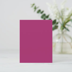 Fet färgblockerad bröllopsinbjudan – Magenta Meddelande Vykort