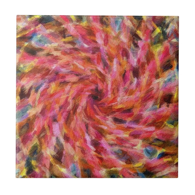 Fet, färglöst, abstrakt designpanel kakelplatta (Framsidan)