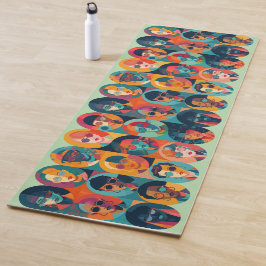 Fet, färglöst ansikte som firar individualitet