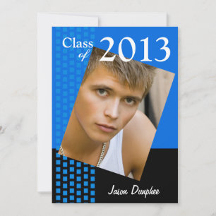 Fet, färsk klass 2013 Grad Photo Party Inbjudningar