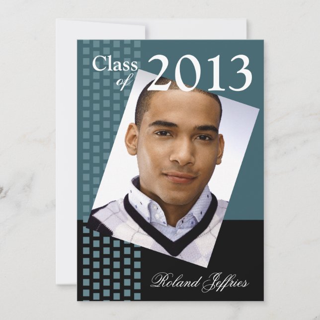 Fet, färsk klass 2013 Grad Photo Party Inbjudningar (Framsida)