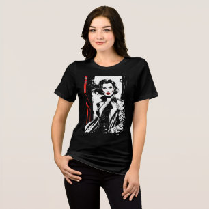 Fet Femme Fatale Noir T-Shirt