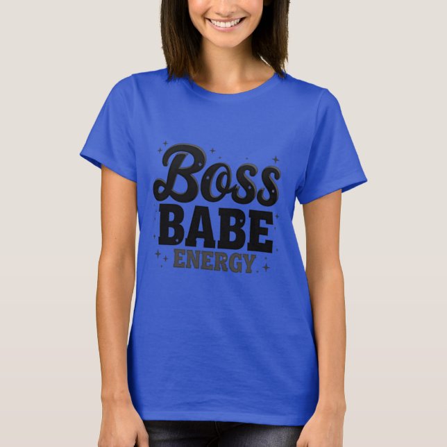 Fet & Fierce Chef Babe Shirt T Shirt (Framsida)