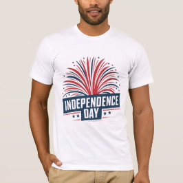Fet Fireworks Visning Independence day T Shirt