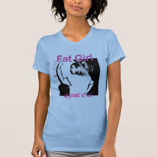 Fet flickalogotyp tee