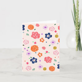 Fet Flowers Kort
