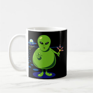 Fet främmande invasion kaffemugg