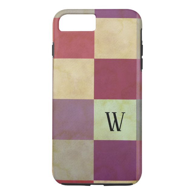 Fet fyrkant Mönster Case-Mate iPhone Skal (Baksida)