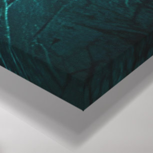 Fet geometrisk Abstrakt Art - Texturerad kalk, Ora Canvastryck