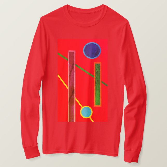 Fet geometrisk konst t shirt (Design framsida)