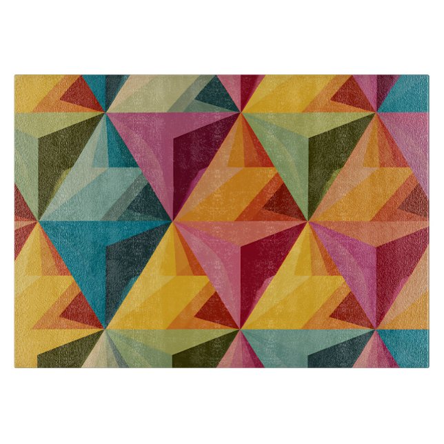 Fet geometrisk triangelmönster  (Framsidan)