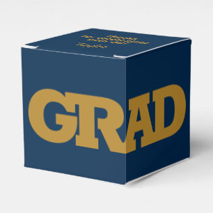 Fet GRAD Studentfesten Guld och flottan Presentaskar