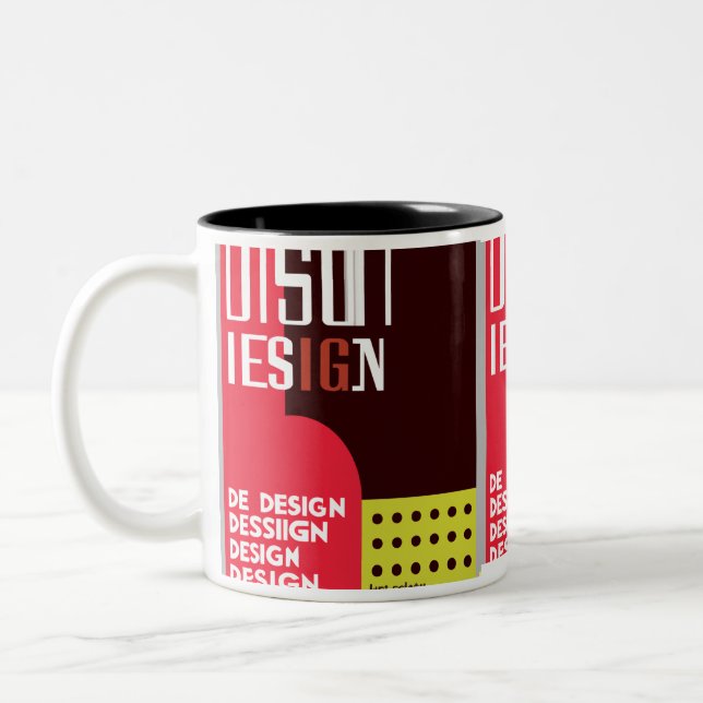 Fet grafisk designer Mugg (Vänster)