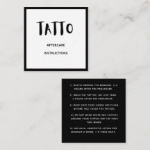Fet grafittimönster tatuering eftervårdsinstruktio