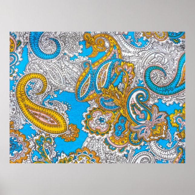 Fet, grungande, islamisk, psykedelisk, färglös ell poster (Framsidan)