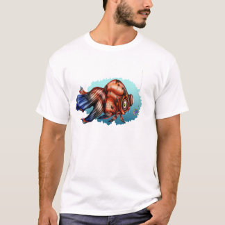 Fet guldfisk tee