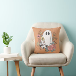 Fet Halloween Söt Höst Halloween Spöke Kudde