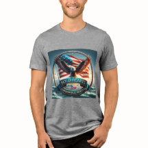 Fet hjärt, löslig Patriotic Eagle