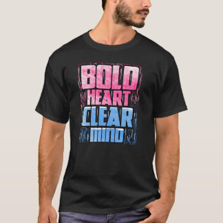 Fet hjärta, klart sinne t shirt