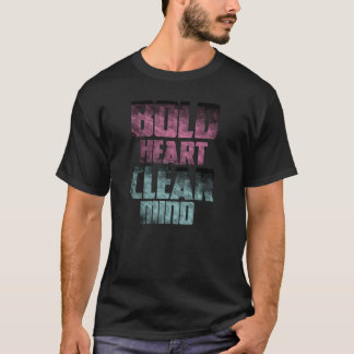 Fet hjärta, klart sinne t shirt