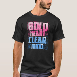 Fet hjärta, klart sinne t shirt