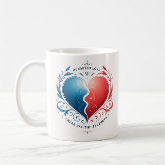 Fet hjärtkraft - Modern symbolisk Mugg-design Kaffemugg