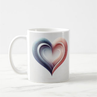 Fet hjärtkraft - Modern symbolisk Mugg-design Kaffemugg
