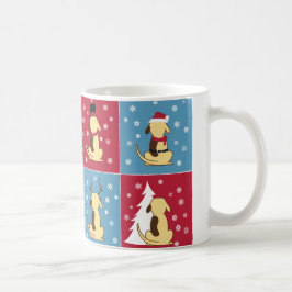 Fet hundjulmugg kaffemugg